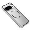 For Google Pixel 10/10 Pro Case Compatible with MagSafe Hard PC Metal Frame Frosted Phone Back Cover