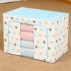 Clothes Storage Bin Washable Foldable Closet Storage Container for Clothing Blanket Comforters Bed Sheets Pillows Toys