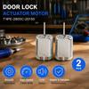 2pcs D Flat Shaft Door Lock Actuator Motor 12V DC Car Door Lock Motor  Car Door Repair