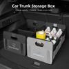 Large Capacity Leather Foldable Car Trunk Storage Box Auto Accessories For Mercedes-Benz GLC X253 X254 C-Class W205 W206 A-Class CC1