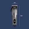LCD Digital Display Hair Trimmer Rechargeable Bald Head Clipper Portable Electric Hair Clipper