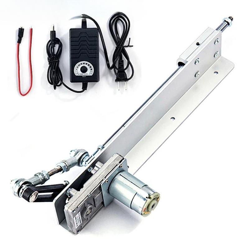 Regulation Adaptor Telescopic Rocker Actuator Stroke 3-15CM Motor Kit 24V Speed Reciprocating Linear Actuator
