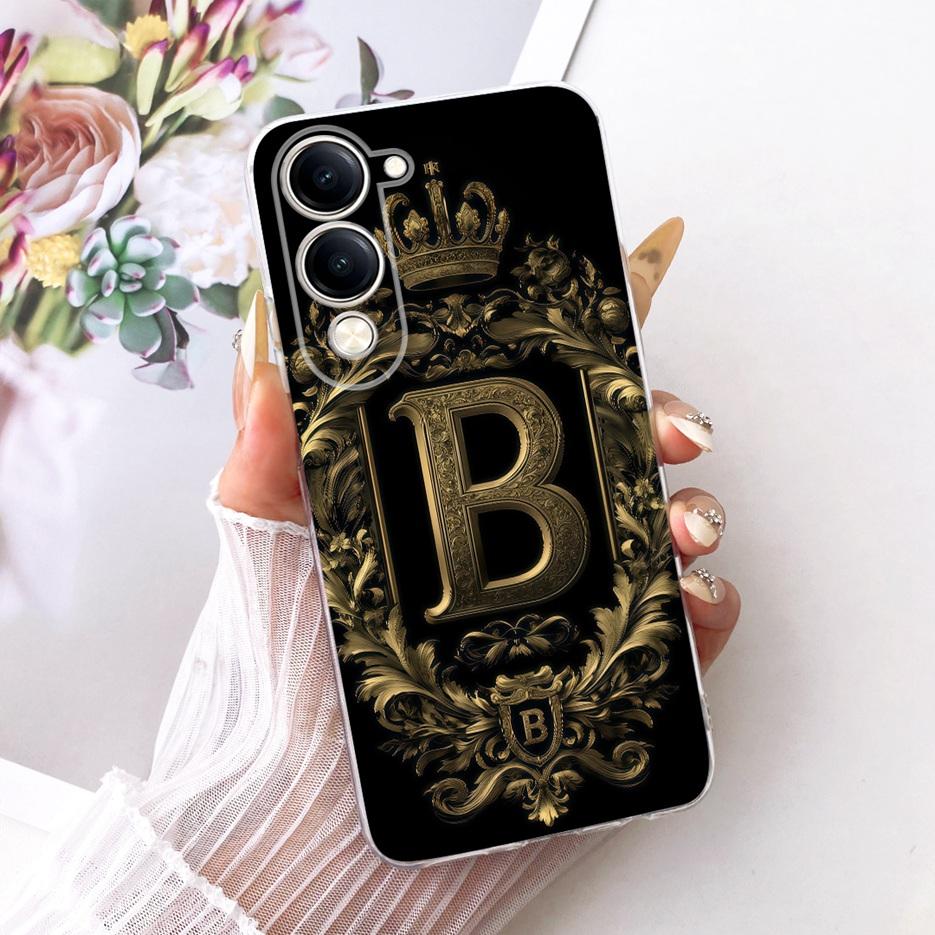 For Vivo Y04 Case V2430 Cool Fashion Letters Cover Soft Silicone Phone Case For Vivo Y29s Y 29s VivoY04 VivoY29s Back Cover Bags