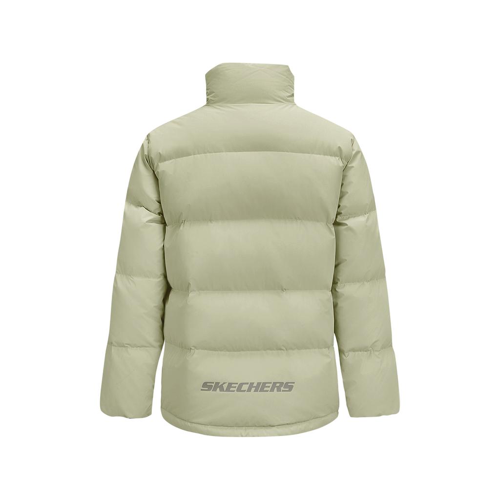 Skechers Teflon Three-Proof Duck Down Warm Short Down Jacket Unisex Outerwear Olive L324U108-052V