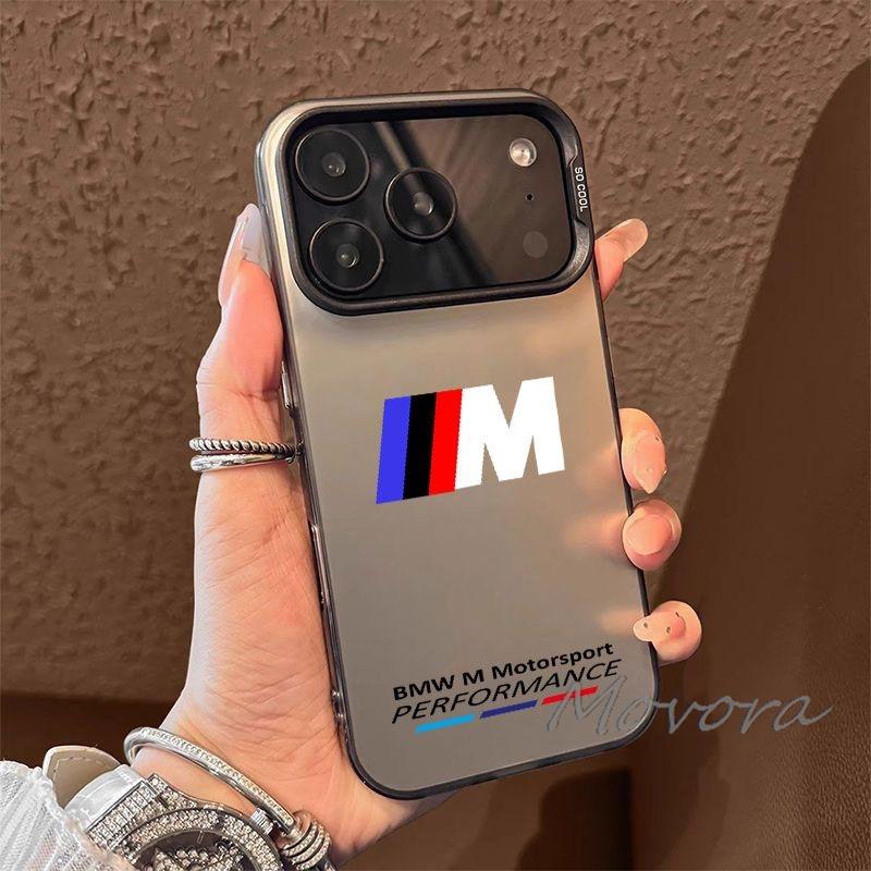 B-BMW-Car Phone Case For IPhone 17 Air 16 E 15 14 Plus 13 12 11 Pro Max 2 Soft Frosted Candy Transparent Jelly 2-in- Stickers hkvr74
