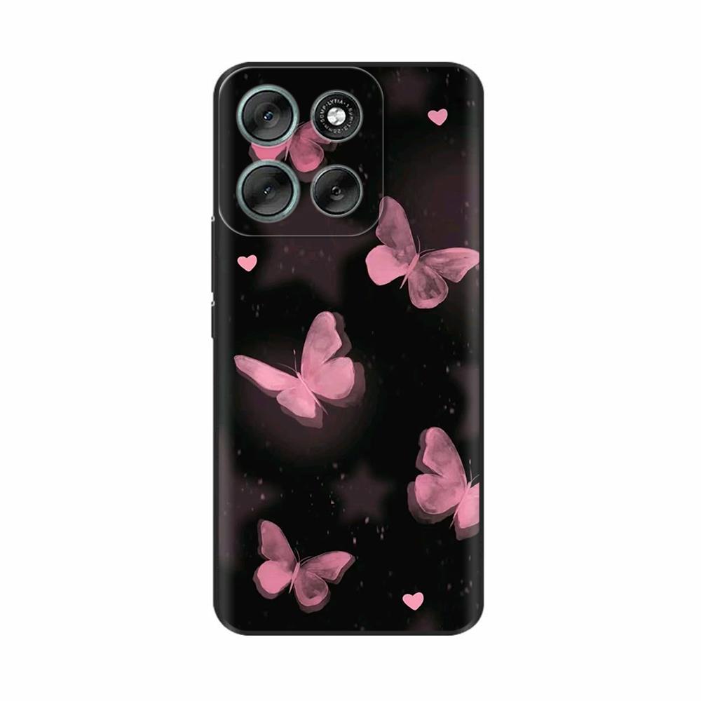 Case For Motorola G86 Case Color Painted Soft Liquid Silicone Camera Protection Phone Cover For Moto G86 XT2527-2 G 86 Fundas