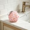 Bath Ball Soft Texture Bath Sponge with Tight Mesh Weave Rich Foam Gentle Exfoliating Puff High Absorbency Bath Sponge Bath Accessory
