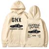 GNX Album Printing Hoodies Kendrick Lamar Rapper Rock Style Sweatshirts Unisex Streetwear Long Sleeve Hooded Men