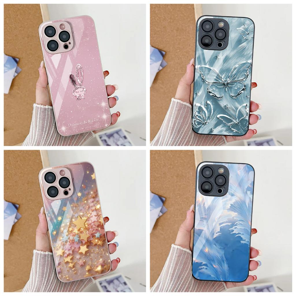 Kryt na telefon pro Samsung A53 A54 A52 5G A33 A32 A34 A51 Ultra S23 Plus S20 S21 FE A22 A25 pro iPhone 14 15 16 Pro 13 14 Pro Max pouzdra z tvrzeného skla