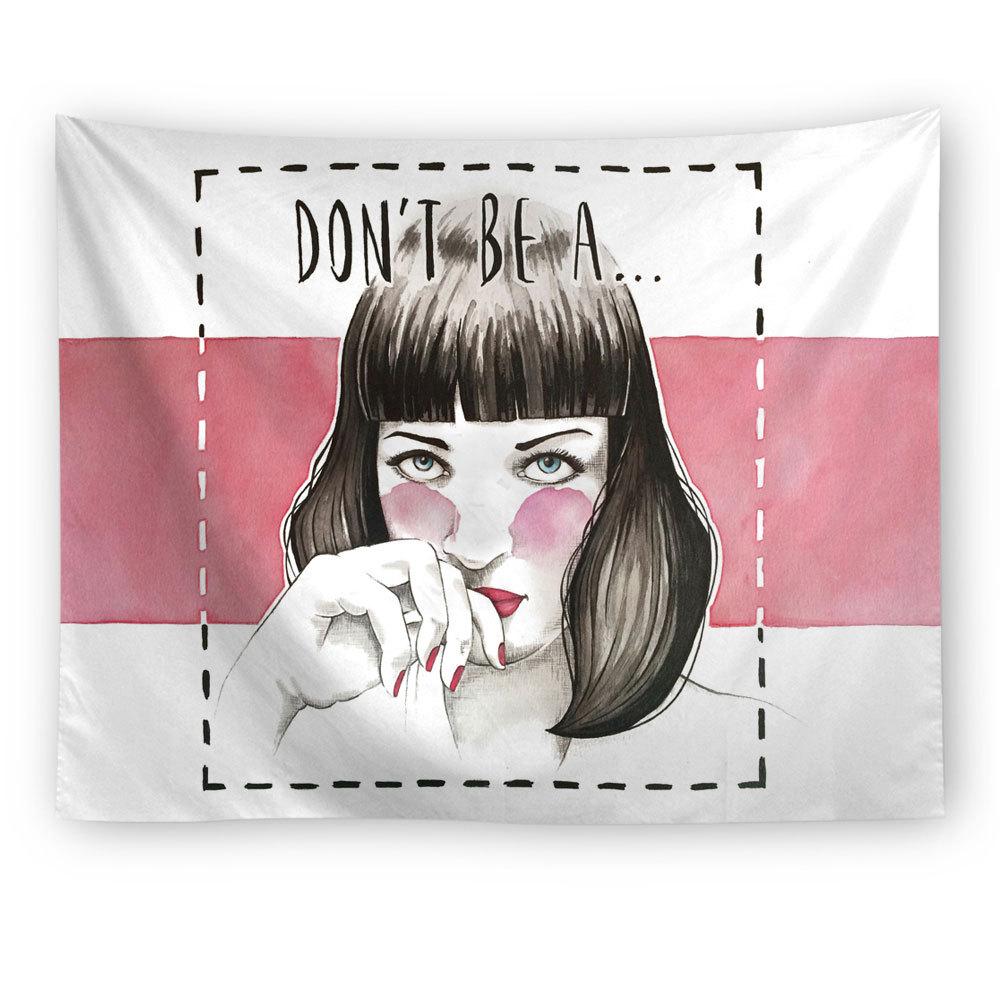 Fluoreszierender Wandteppich, Wandteppich, rechteckiger Wandbehang, Wandteppich, Wanddekoration, Heimdekoration, Wandteppich