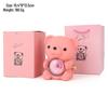 Luxurious Rotating Teddy Bear Jewelry Box with Rose Design - Ideal for Proposals & Gifts
