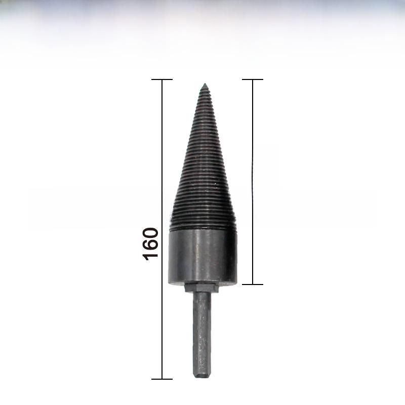 Broca Triangular Negra Intercambiable para Partir Leña para Herramientas Eléctricas