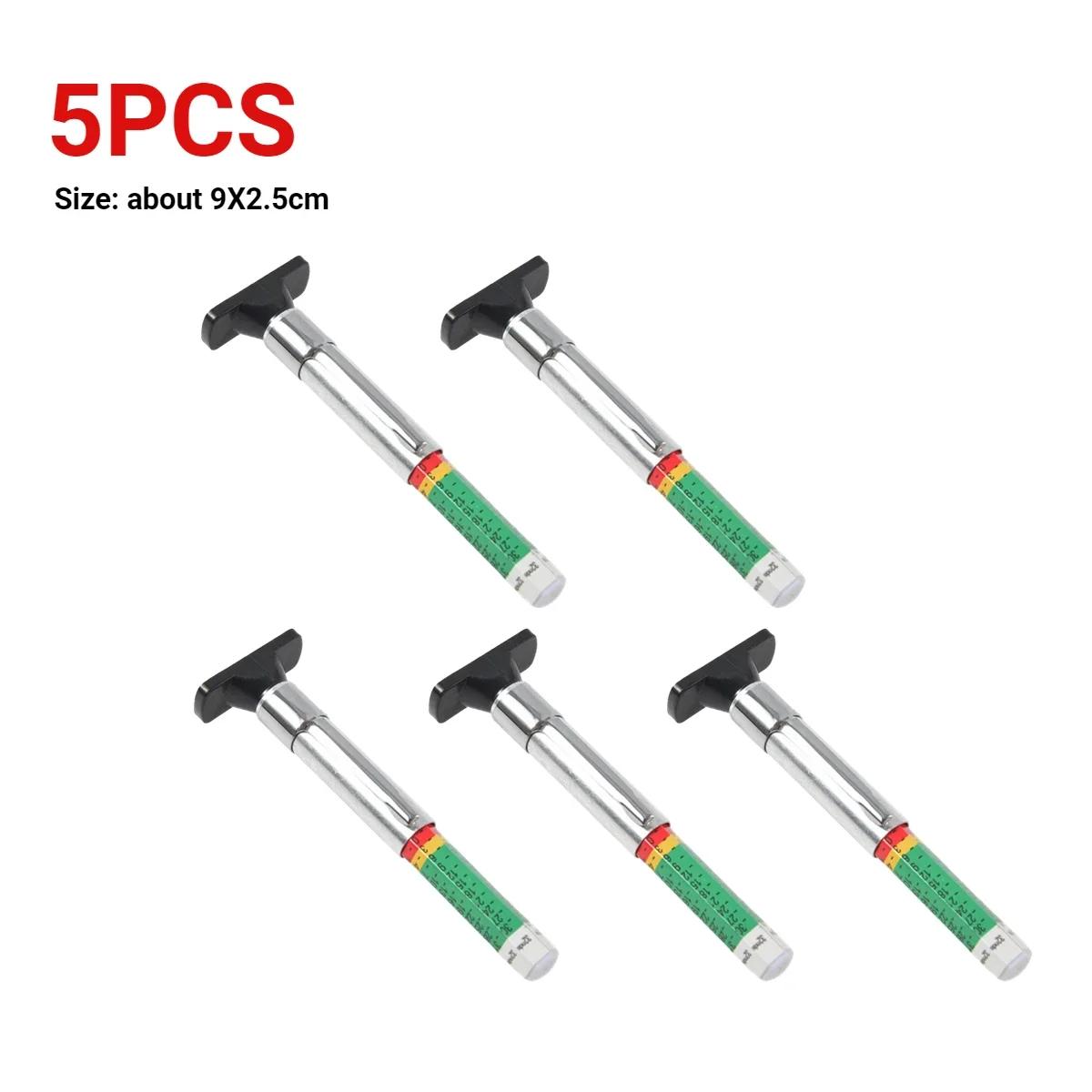 

1-10 шт 25 мм Манометр глибини протектора шин автомобіля, штангенциркуль, товщиномір, система моніторингу, інструмент для вимірювання зносу шин