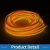 A ABSOPRO 2m EL Wire Cable LED Glow String Lights Car Interior Lighting Strip