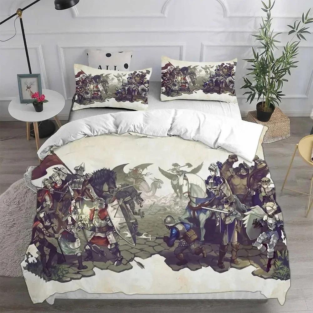 3D Printed Game Unicorn Overlord Bedding Sets Comforter Quilt Bed Cover Duvet Cover Pillow Case Sets Kids Adult Size
