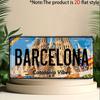 Barcelona Sagrada Familia Catalonia Vibes Aluminum Tin Sign Wall Art Decor for Garage Bar Man Cave D Flat Printing Metal Poster