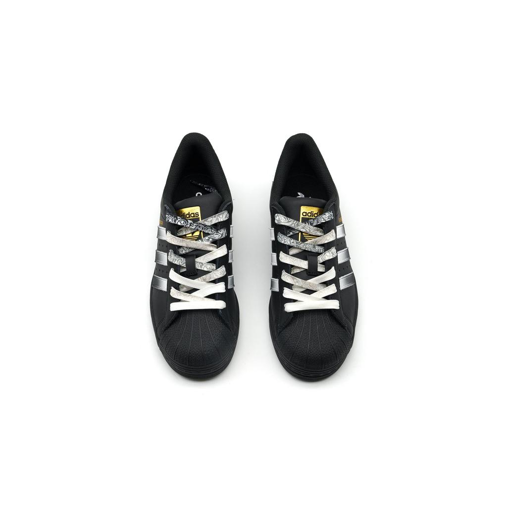 Adidas Originals SUPERSTAR Slip Resistant Cushioning Abrasion Resistant Low top Skateboard Shoes Unisex Black EG4959(Team719-)