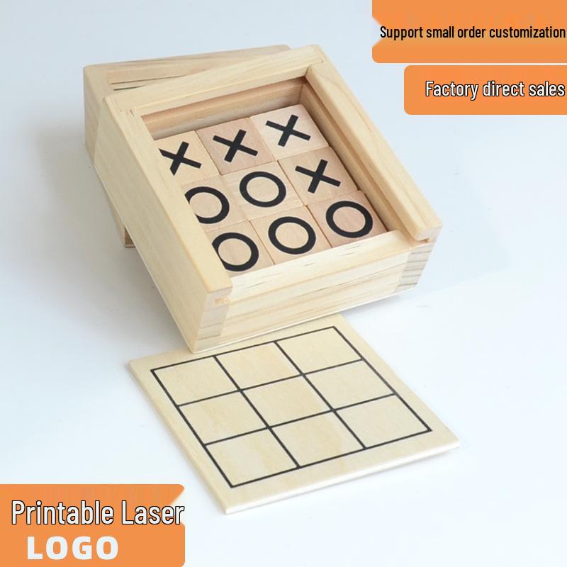 Outdoor Wooden XO Tic-Tac-Toe Game for Kids and Adults Other
