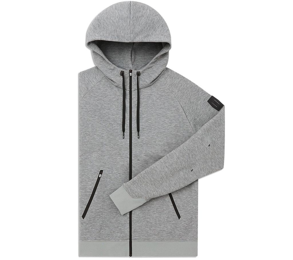 ON Running Zipped Hoodie - Herren Sport Freizeit Jacke Grau 1ME11440423 ORIGINAL