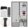 Quick Setup Magnetized Door Curtain, AntiInsect Meshes, for Home and Office, Size 210cm