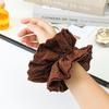Zhao Lusi Style French Retro Embroidered Lace Beige Hair Tie