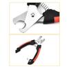 Stainless Steel Dog Nail Clipper 1Pcs Non Slip Handle Grooming Cutter for Pet Manicure at Home