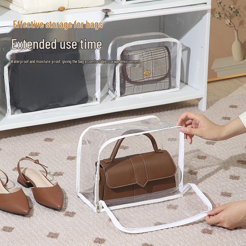 Luxury Transparent Waterproof Handbag Storage Bag with EVA Moisture Protection
