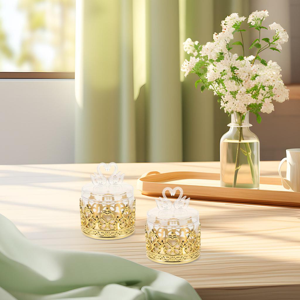 12Pcs Plastic Candy Containers Clear Favor Boxes for Party Favors Wedding Desserts Chocolates Bulk Storage