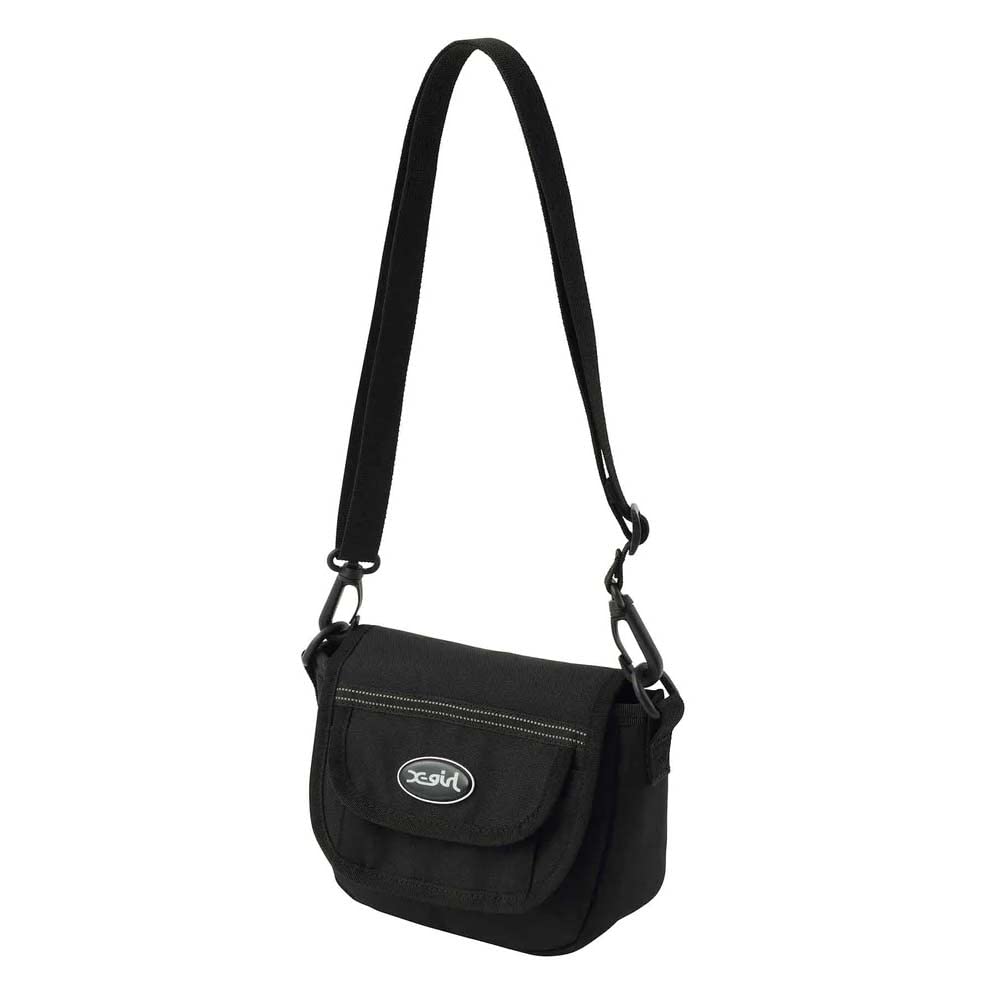 

FLAP POCKET MINI SHOULDER BAG for black [X-girl] women, чёрный