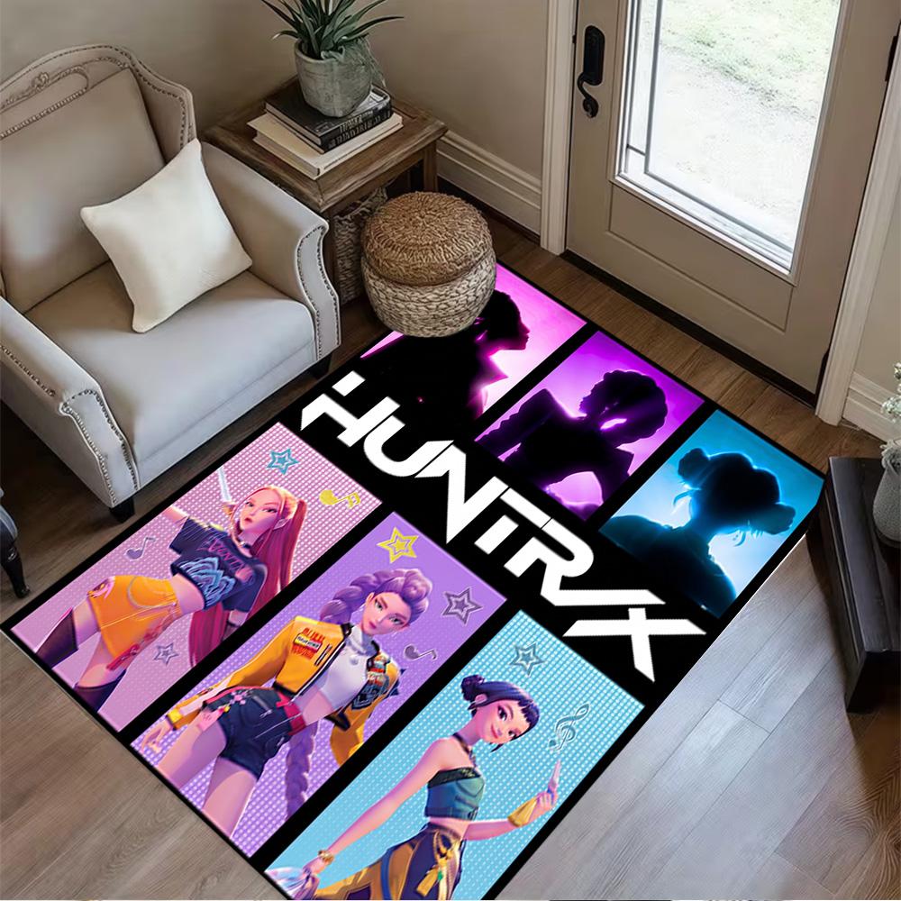 Fantasy Heroes Adventure Floor Mat Perfect for Playrooms Game Room Dormitory Dining Room Antislip Carpet Decorate Offices Spiritual Gift