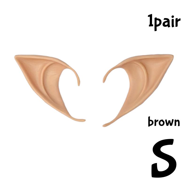 Cosplay Angel Elf Ears Silicone Fairy Vampire Ear DIY Themed Party Costume Accessories Halloween Christmas Decor Photo Props