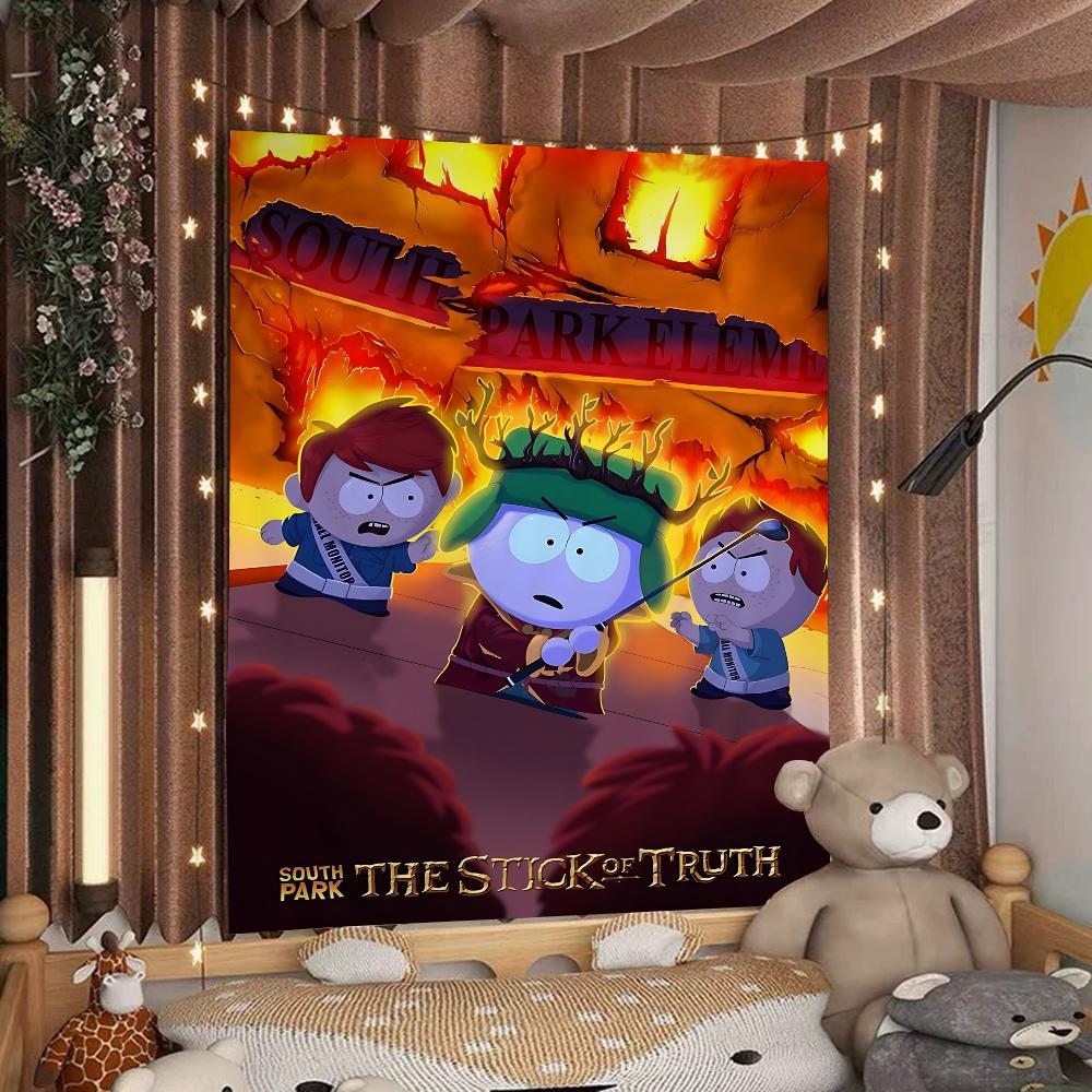 CartoonSouthparkS Cartoon Tapestry Wall Hanging Decoration Household Home Decor