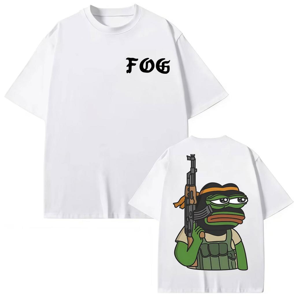 Forward Observations Group Merch T-shirts Harajuku Cartoon Style Short Sleeve T-shirt Men Women Fashion Oversized T Shirt