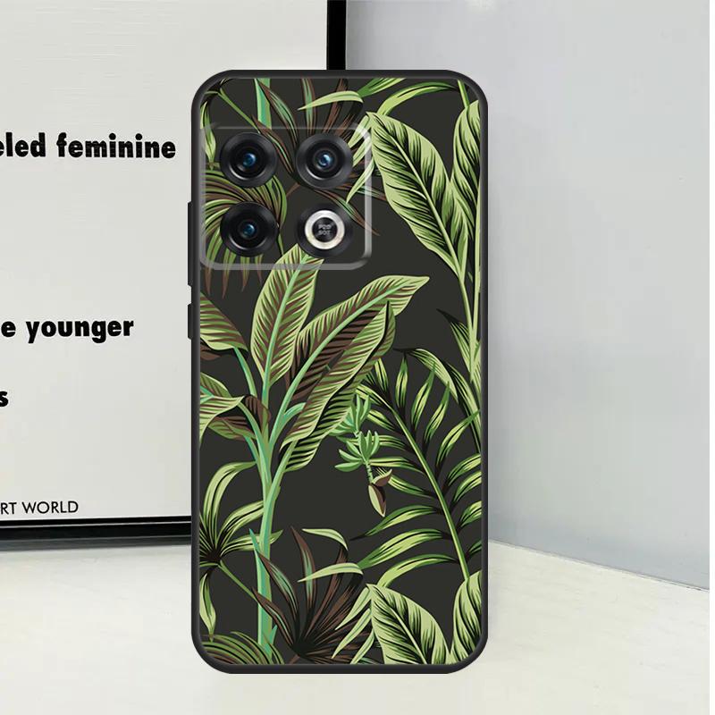 Tropical Leaf Pattern For OnePlus Nord CE 5 2 3 4 Lite N20 N30 Case For OnePlus 15 13 12 11 10 Pro 10T 12R 13R 13T
