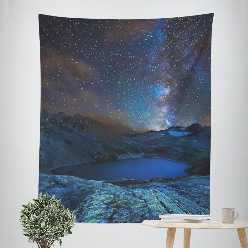 Beautiful Starry Sky Decorative Tapestry Home Wall Decor Office Living Room Tapestry