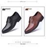 2021 New Men's Leather Business Formal Lace-up Casual Shoes