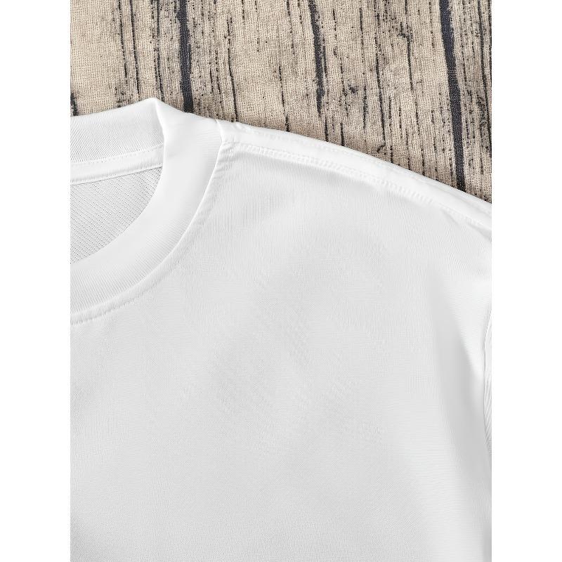 Taglie europee Stampa, T-shirt Nuova con Stampa Grafica da Uomo Girocollo, Magliette Comode Casual per l'Estate, Top da Uomo per Uso Quotidiano e Vacanza