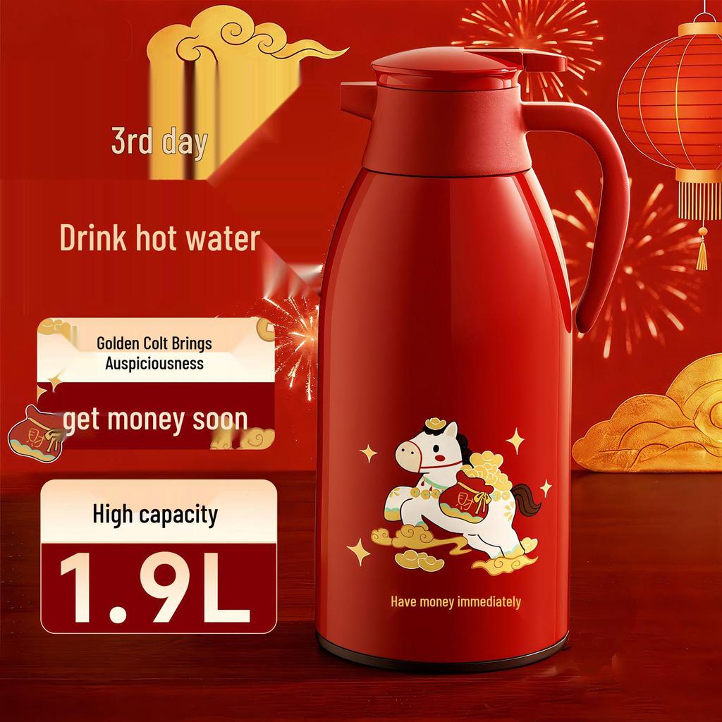 Thermos a Grande Capacità: Bollitore per Acqua Calda e da Ufficio, Ideale per Casa e Riunioni