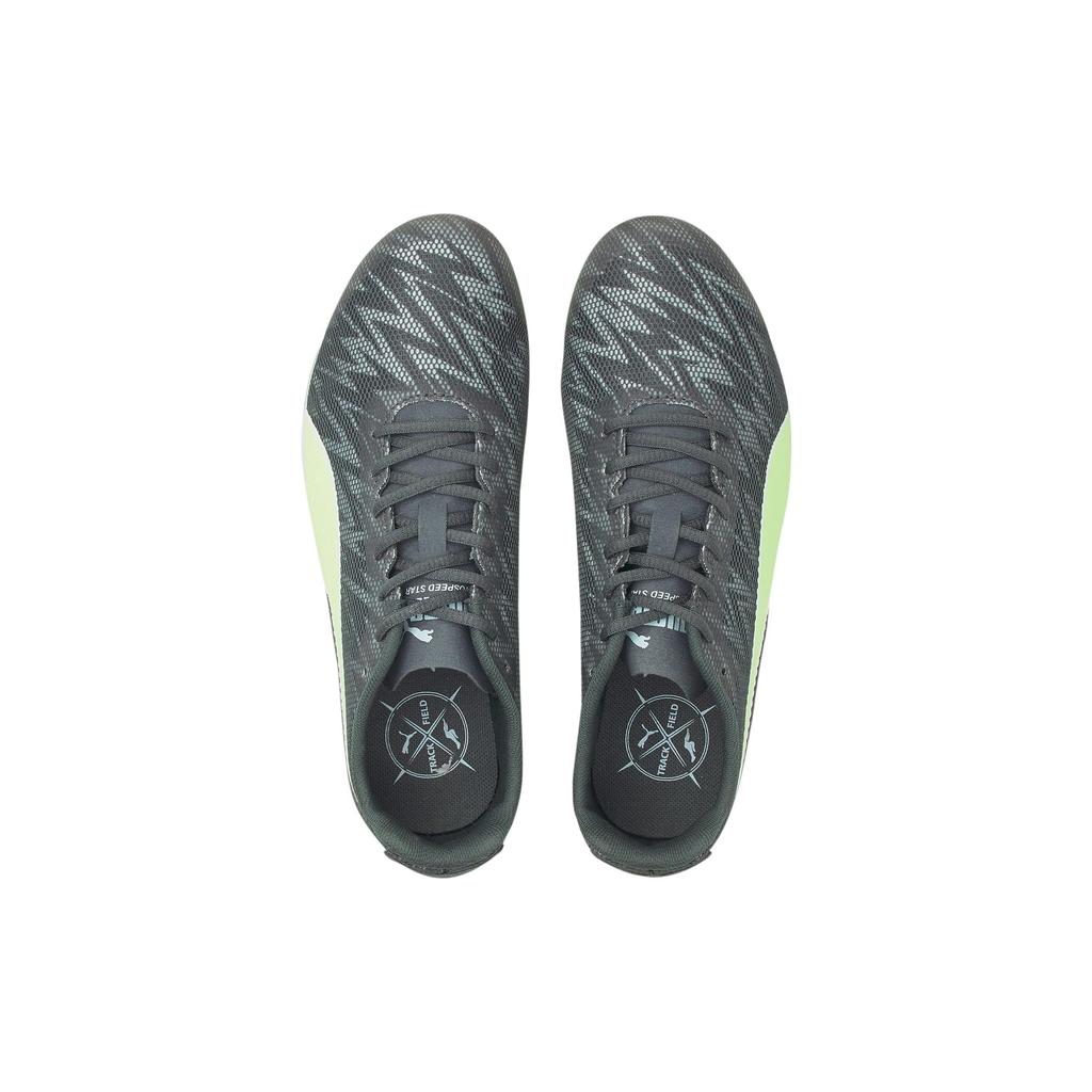 Puma Athletic Fabric Durable Wrap Balance Shock Absorption Low Top Training Running Shoes Unisex sneaker Gray Green 194478-03