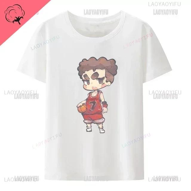 Slam Dunk Movie Co-branded Short Sleeve Tshirt Rukawa Maple Sakuraki Hanamichi Century High Five Cartoon Print Short Sleeve Tops