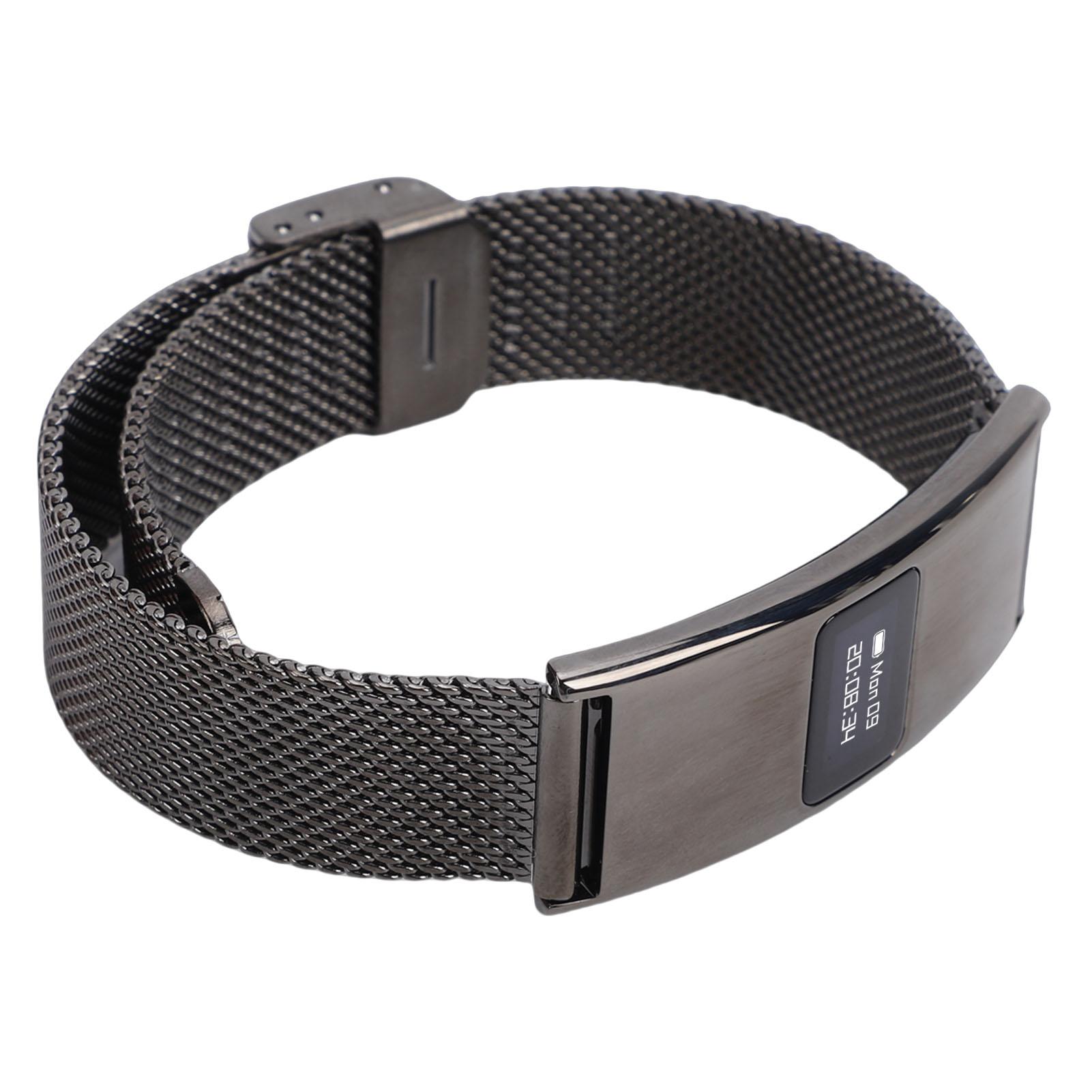 

Health Smart Bracelet IPX8 Water Proof Slim Multifunction Wearable Activity Fitness Tracker Band with Multi Sports чёрный
