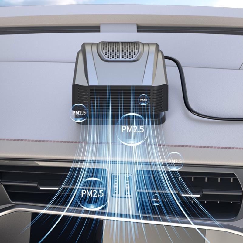 Car Defroster Demister 12V/24V Electric Heater Fan Self Adhesive Windshield Defogger Car Accessories Angle Adjustable