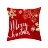 New Christmas Sofa Pillow Case Home American Letter Print Bedside Pillow Case