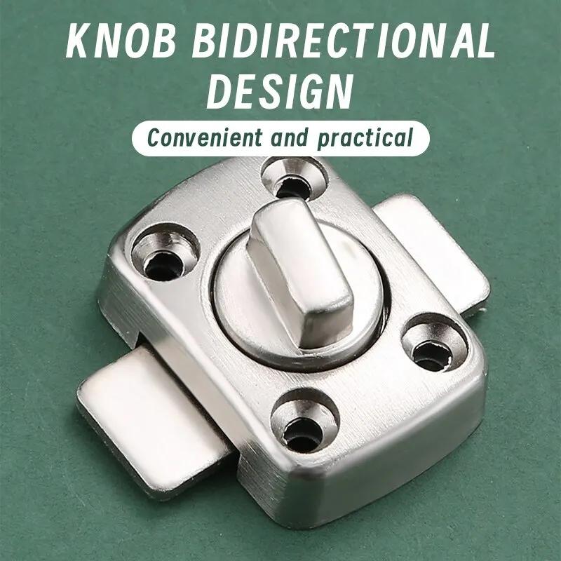 Home Security Latch Drehriegelriegel Torriegel Türschiebeschloss Drehbar Zylinderschloss Für Badezimmer WC Türschloss