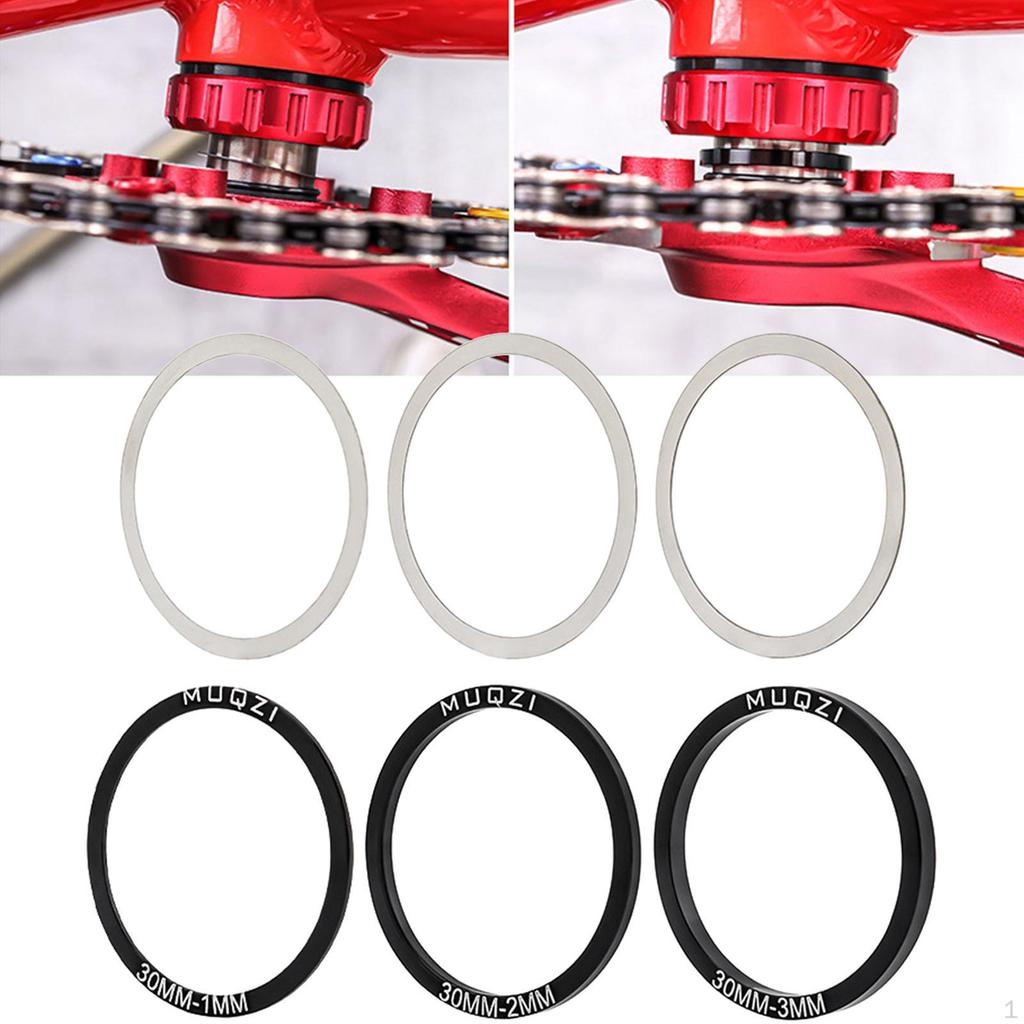 6-Pack Bike Crankset Spacer Set