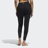 Adidas Casual Sports Cropped Leggings Women Bottoms Black GR8096