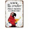 Vintage Funny Tin Sign Bar Wall Decor for Beach House & Patio