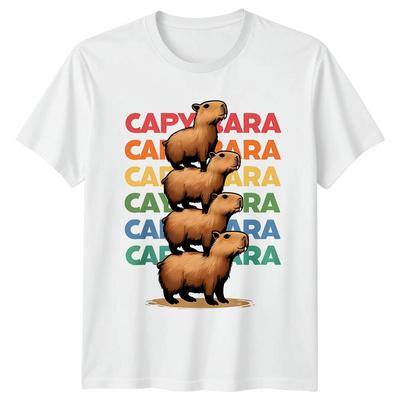 Capybara Capybara Capybara Capybara Capybara T-Shirt Capybara Wildlife Animals