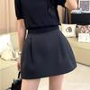 No Brand 2025 Autumn Winter Pleated Mini Skirt With High Waist For Casual Women