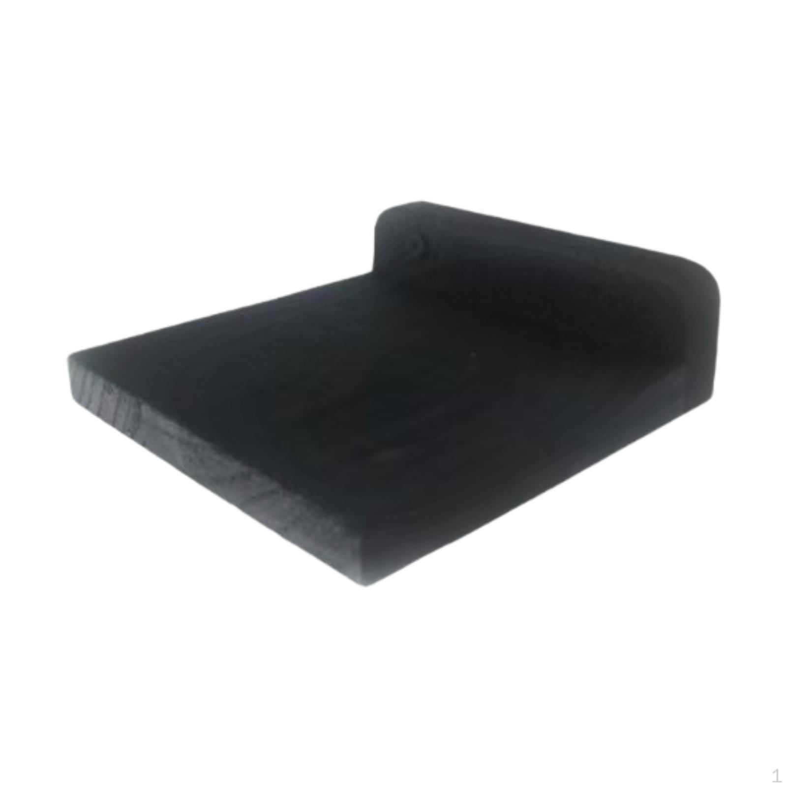 

Набор из 4 деревянных полок-дисплеев, настенное крепление для различных помещений чёрный